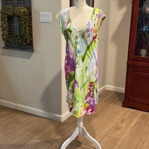 Jams World Colorful Abstract Mini Dress, gently used.